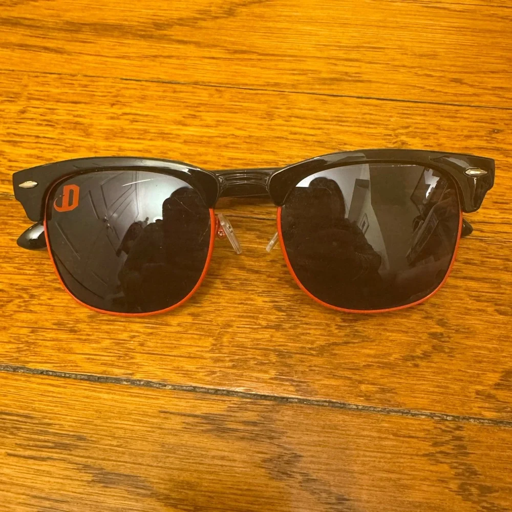 Black with red accent Dickinson Sunglasses. VGUC